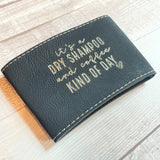 Leather Engraved Coffee Sleeve