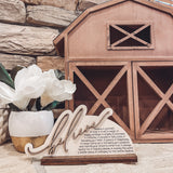 "Believe" Desk/Shelf Sitter