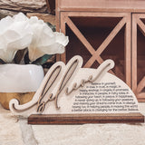 "Believe" Desk/Shelf Sitter