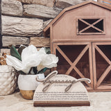 "This is the Beginning of a New Day" Desk/Shelf Sitter