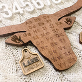 4-in-1 Baby Milestone Set - Longhorn/Cow