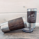 "Gods Country" Outdoors Themed Stainless Steal Coffee Tumbler