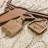 4-in-1 Baby Milestone Set - Longhorn/Cow