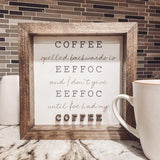 EEFFOC | Coffee Sign