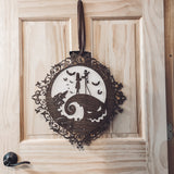 Nightmare Before Christmas Door Hanger Sign