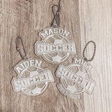 Acrylic Sports Bag Tag