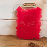 Acrylic Engraved Clip Board