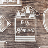 Acrylic Teacher Keychain