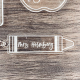 Acrylic Teacher Keychain