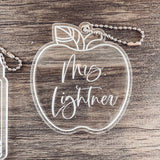 Acrylic Teacher Keychain