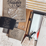 Leather Engraved Coffee Sleeve