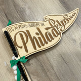 Philadelphia Sports Pennant - Philly and Jawn
