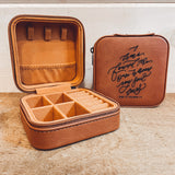 Personalized Travel Jewelry Box