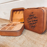 Personalized Travel Jewelry Box