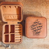 Personalized Travel Jewelry Box