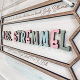 Pencil Door Hanger for Teachers