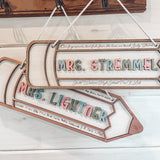 Pencil Door Hanger for Teachers