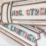 Pencil Door Hanger for Teachers