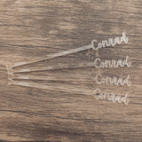 Custom Name Swizzle Sticks