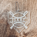 Acrylic Sports Bag Tag