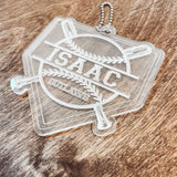Acrylic Sports Bag Tag