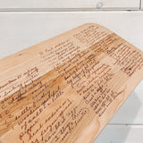 Engraved Cherry Charcuterie Board