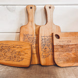 Engraved Cherry Charcuterie Board