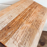 Engraved Cherry Charcuterie Board