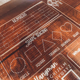 Kids Acrylic Activity Board Add-Ons: Shapes