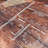 Acrylic Kids Traceable Writing Board - Starter Set