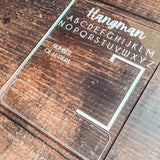 Kids Acrylic Activity Board Add-Ons: Hangman