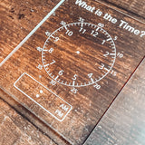 Kids Acrylic Activity Board Add-Ons: Telling Time