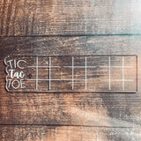 Kids Acrylic Activity Board Add-Ons: Tic Tac Toe