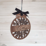 Personalized Christmas Snowflake Ornament