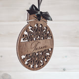 Personalized Christmas Snowflake Ornament