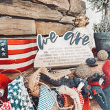 "We Are" Penn State Desk/Shelf Sitter