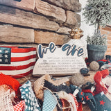 "We Are" Penn State Desk/Shelf Sitter