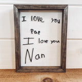 3D Farmhouse Style Handwriting Sign