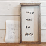 3D Farmhouse Style Handwriting Sign