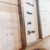 3D Farmhouse Style Handwriting Sign