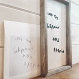 3D Farmhouse Style Handwriting Sign