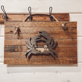 Rustic 3D Crab Sign
