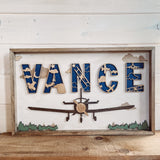 Themed Wood Framed Nursery Sign