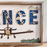 Themed Wood Framed Nursery Sign