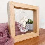 Calligraphic Easter Egg with Cross Sign