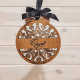 Personalized Christmas Snowflake Ornament