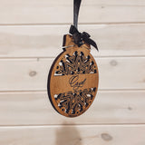 Personalized Christmas Snowflake Ornament