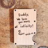 Engraved Wooden Wallet