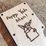 Engraved Wooden Wallet