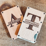 Engraved Wooden Wallet